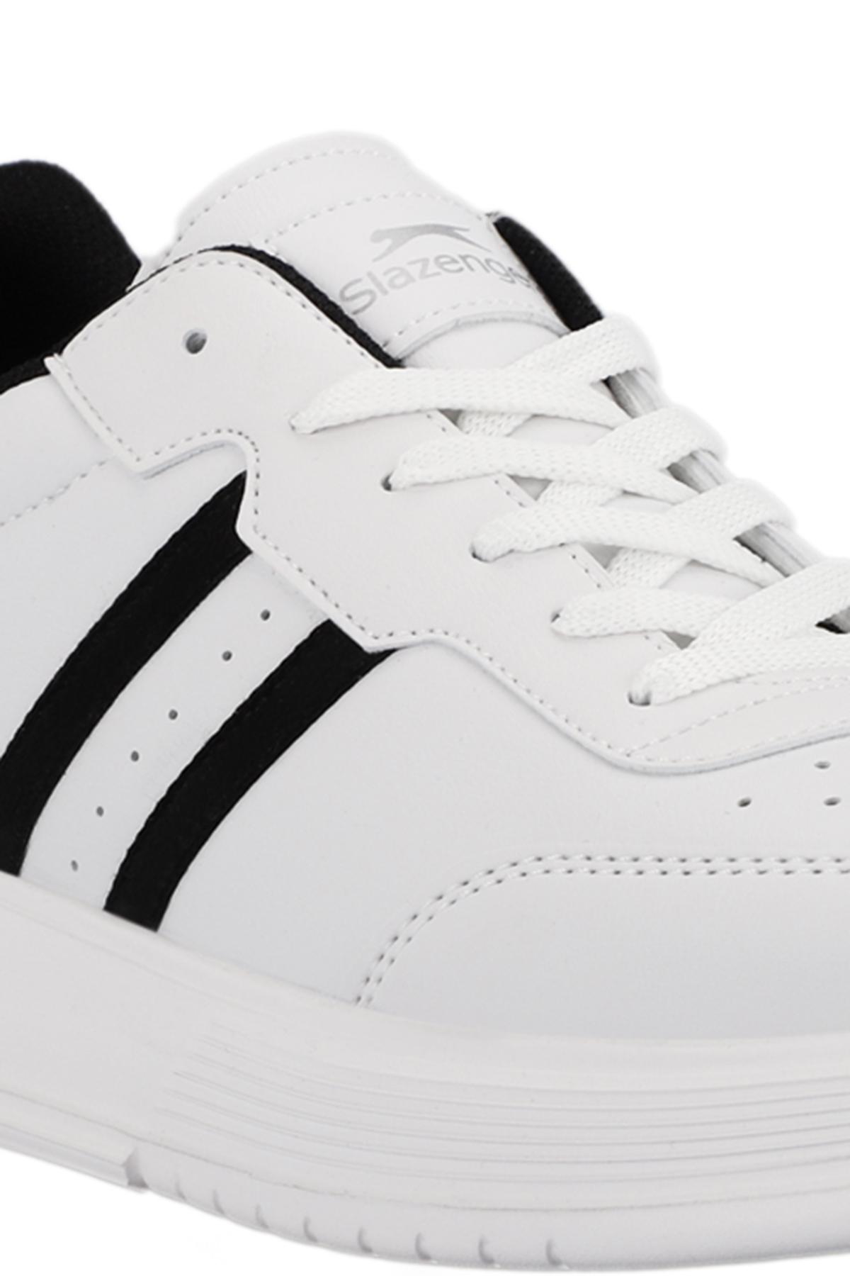 SLAZENGER ZIPPER I Erkek Sneaker Ayakkabı Beyaz / Siyah görsel 4