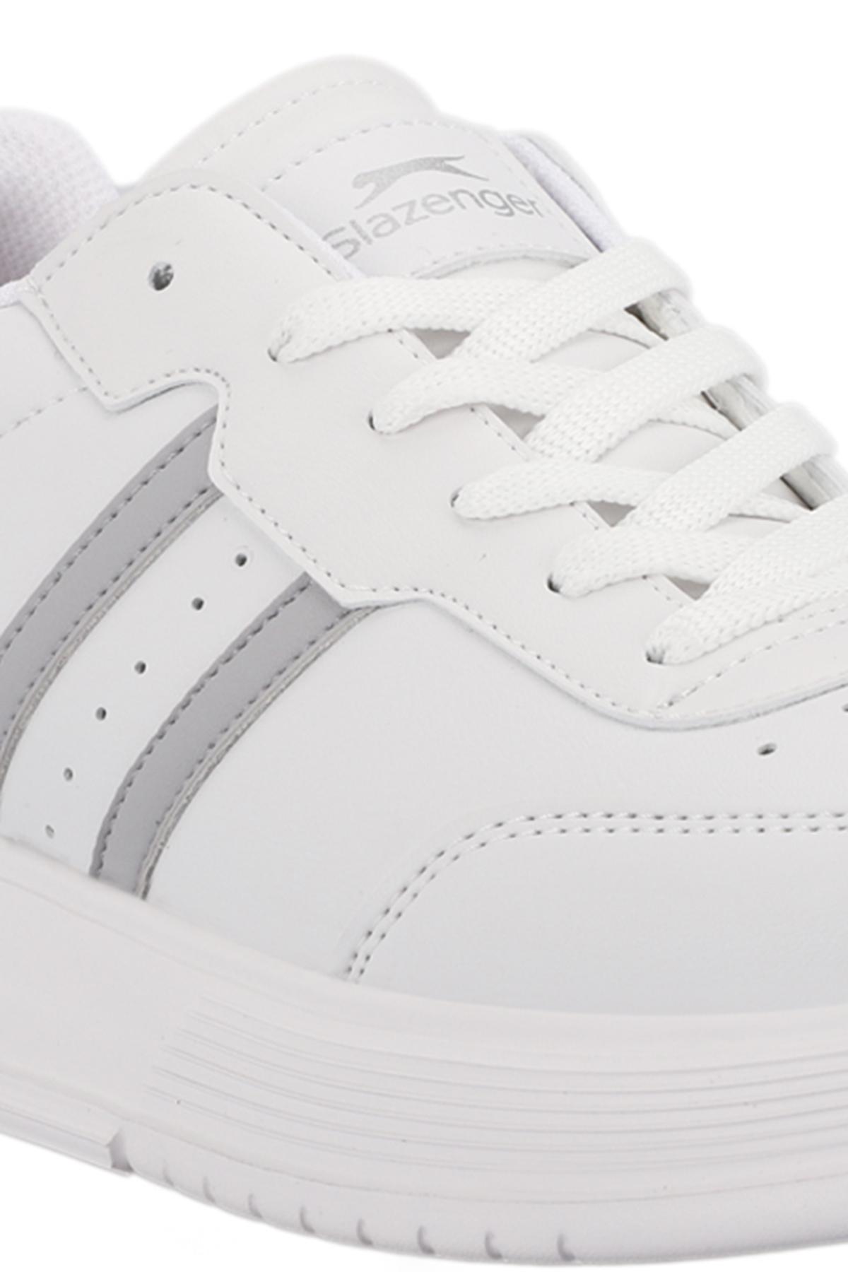SLAZENGER ZIPPER I Kadın Beyaz / Gri Günlük Spor Ayakkabısı görsel 4