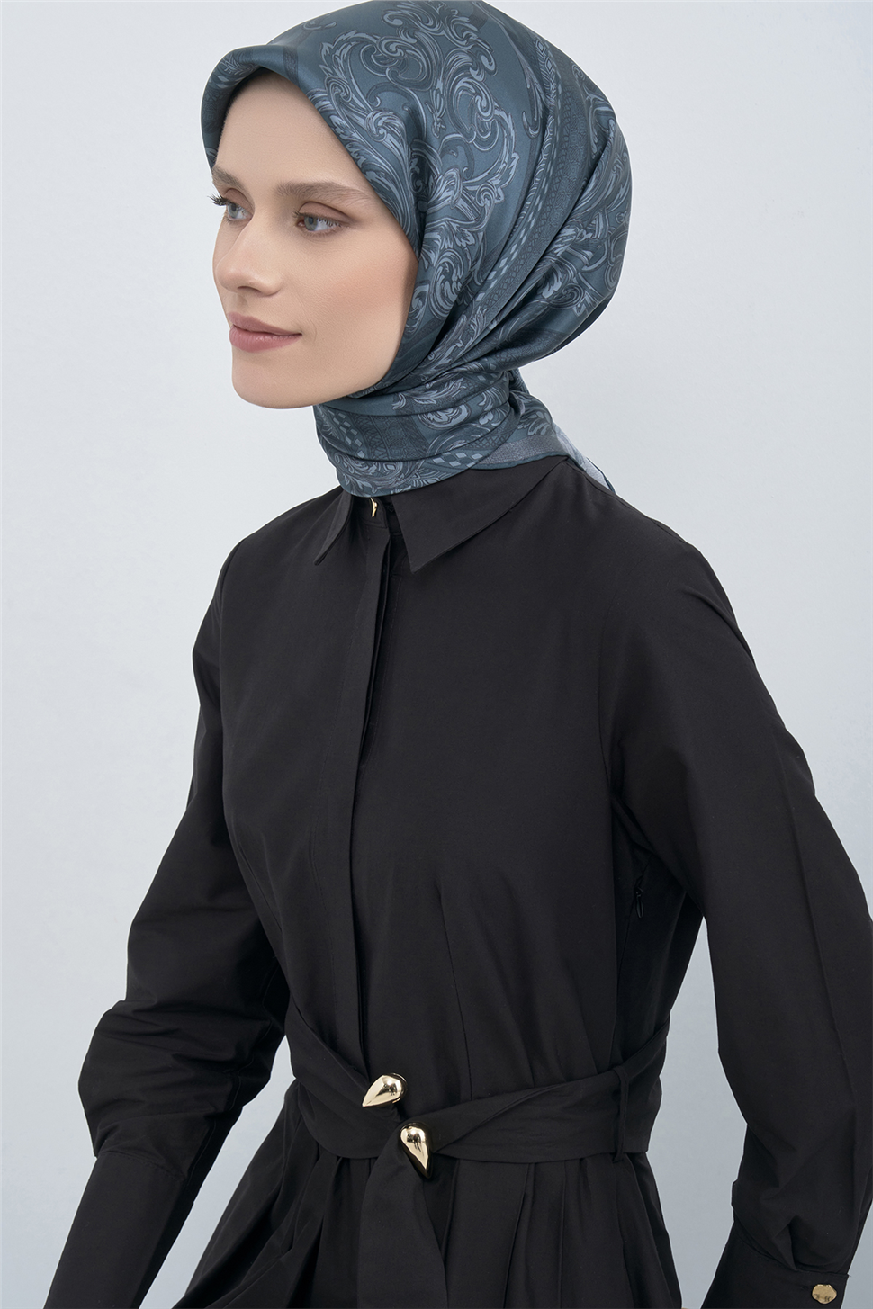 ARMİNE Saf İpek Twill Eşarp 9537D 84