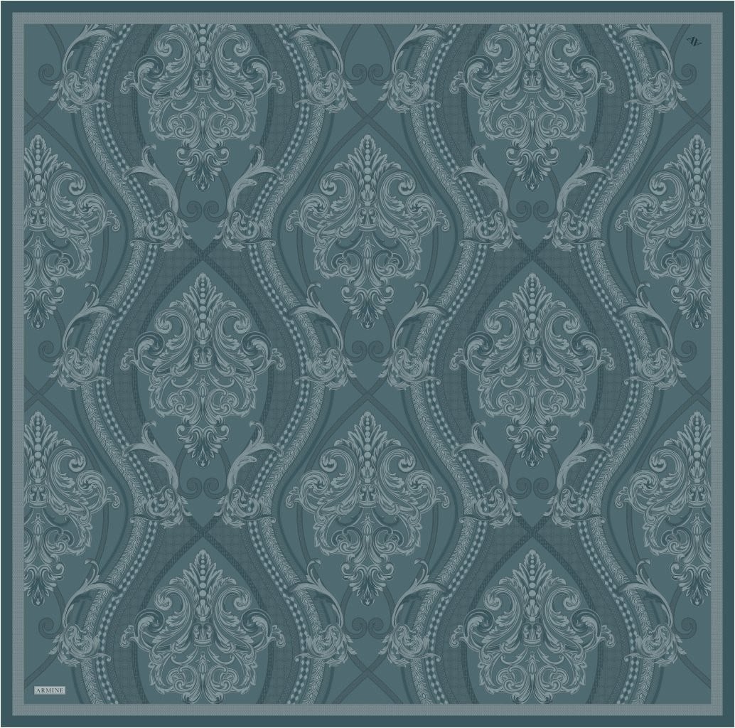 ARMİNE Saf İpek Twill Eşarp 9537D 84 görsel 4