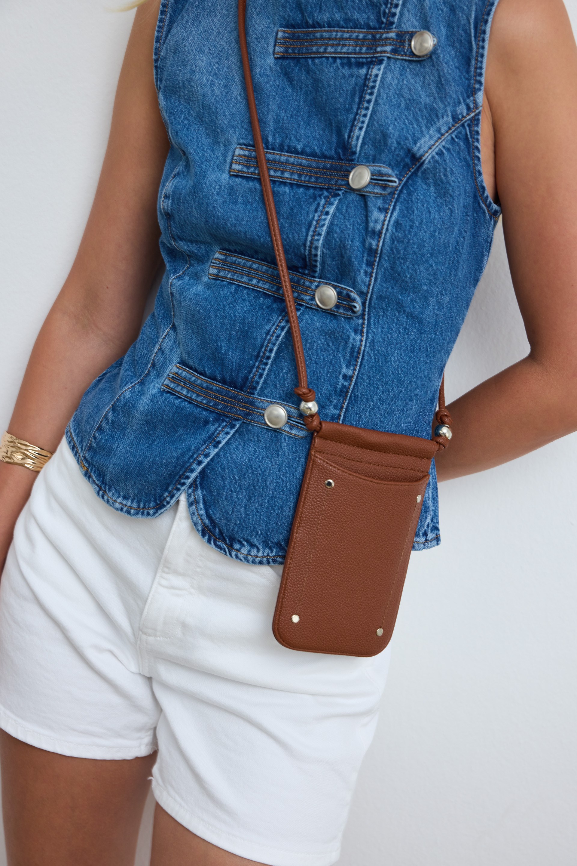 Shulebags Kaia Telefon Çantası Taba