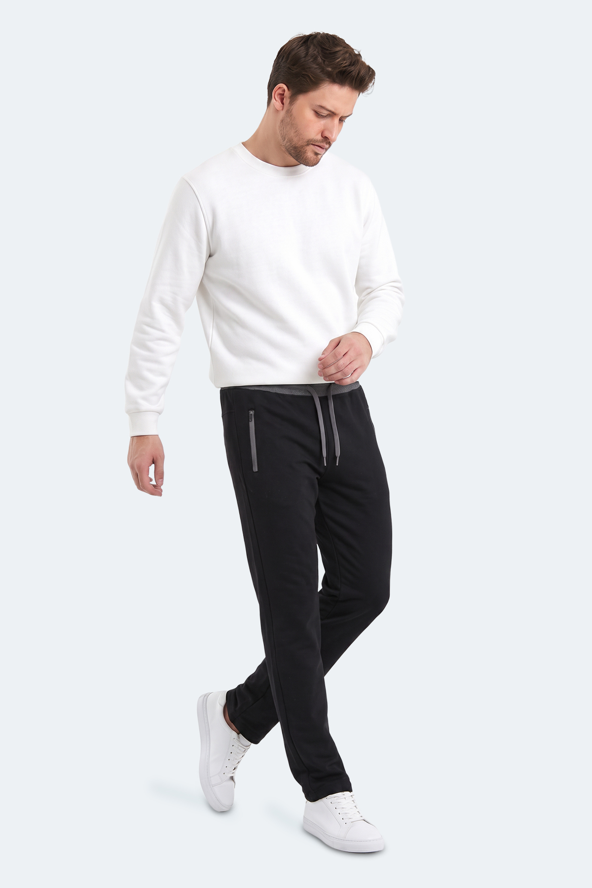 SLAZENGER MADGE Erkek Siyah Eşofman Altı görsel 2