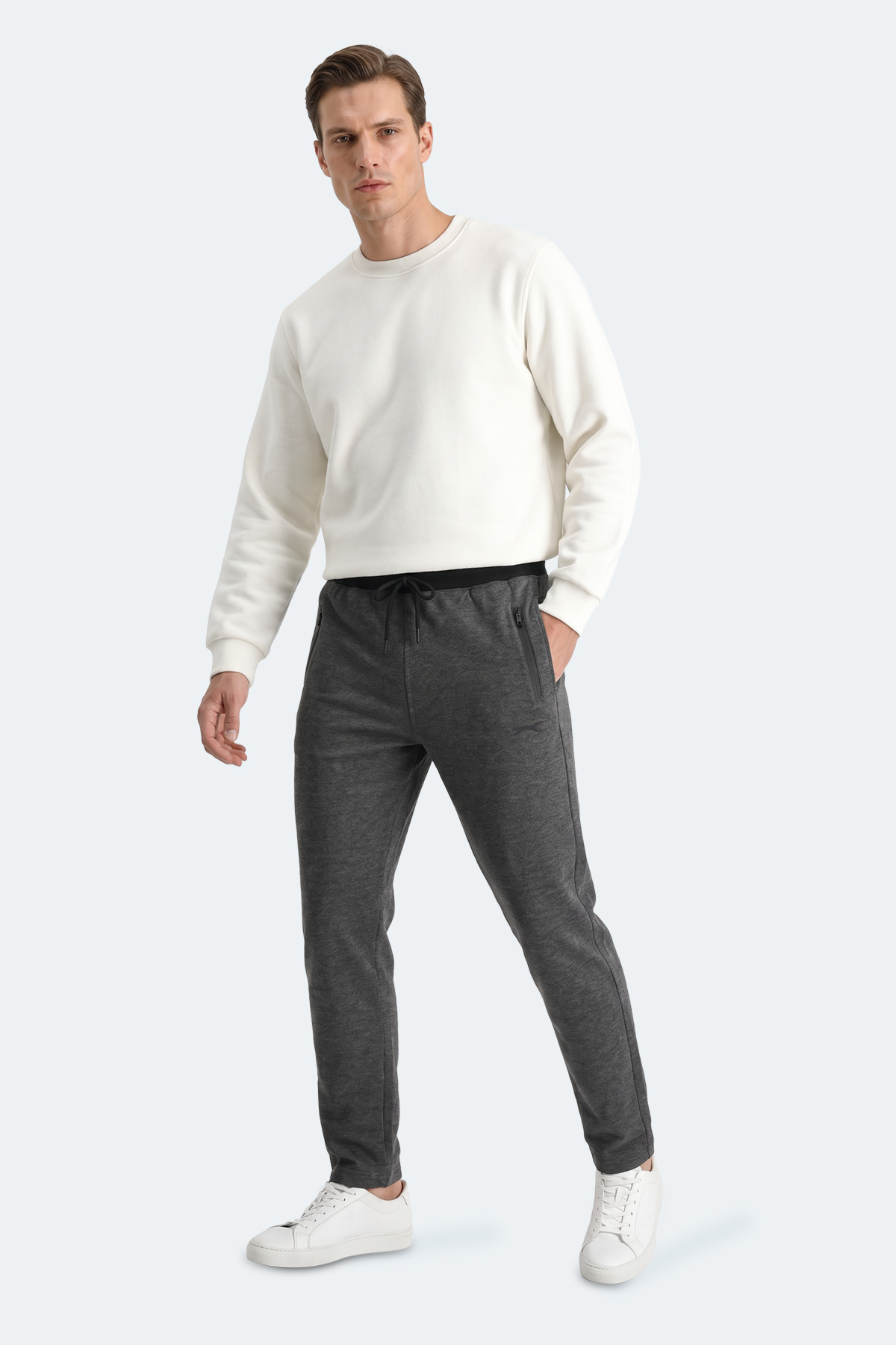 SLAZENGER MADGE Erkek Antrasit Eşofman Altı görsel 2
