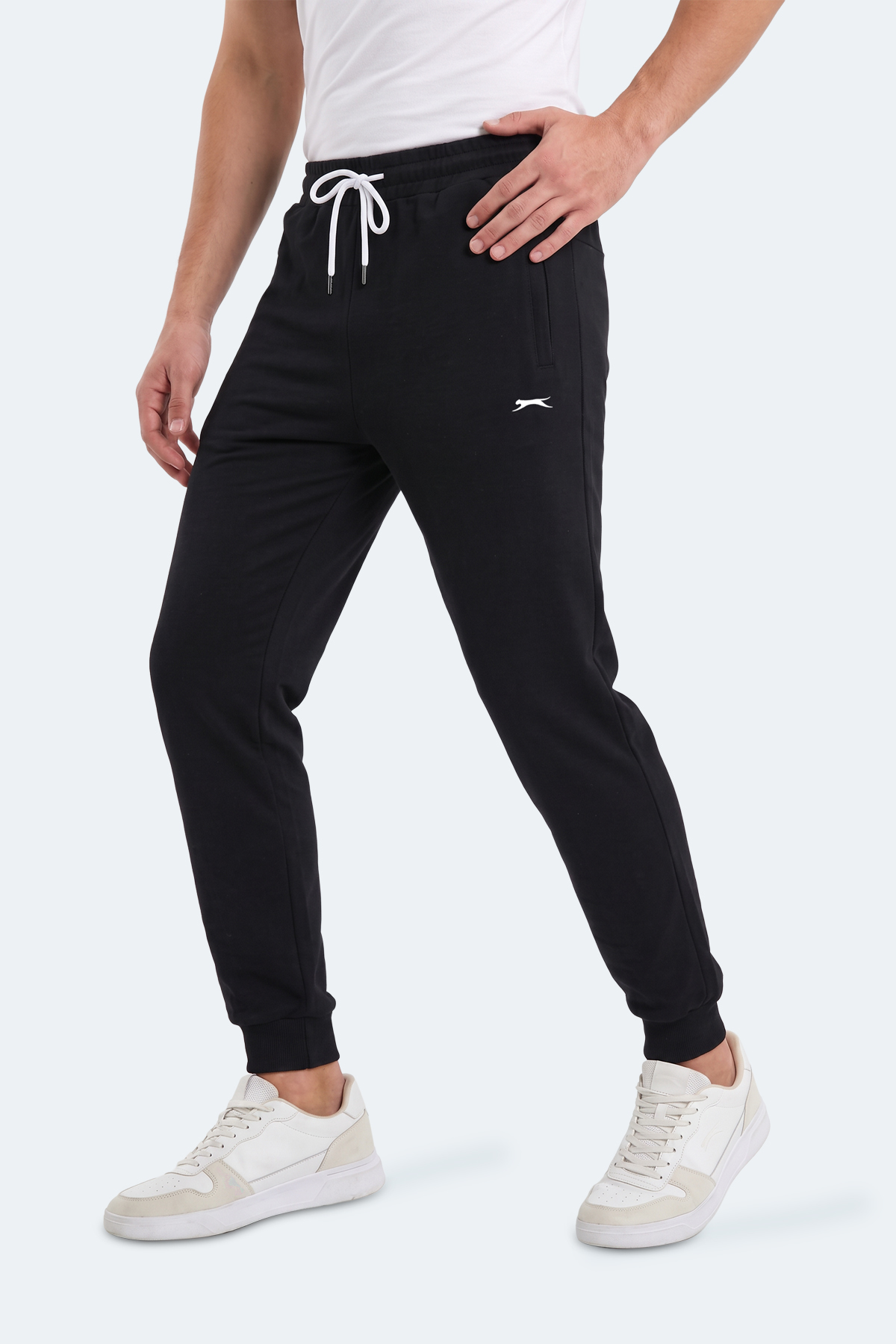 SLAZENGER MAKAR Erkek Siyah Eşofman Altı görsel 6
