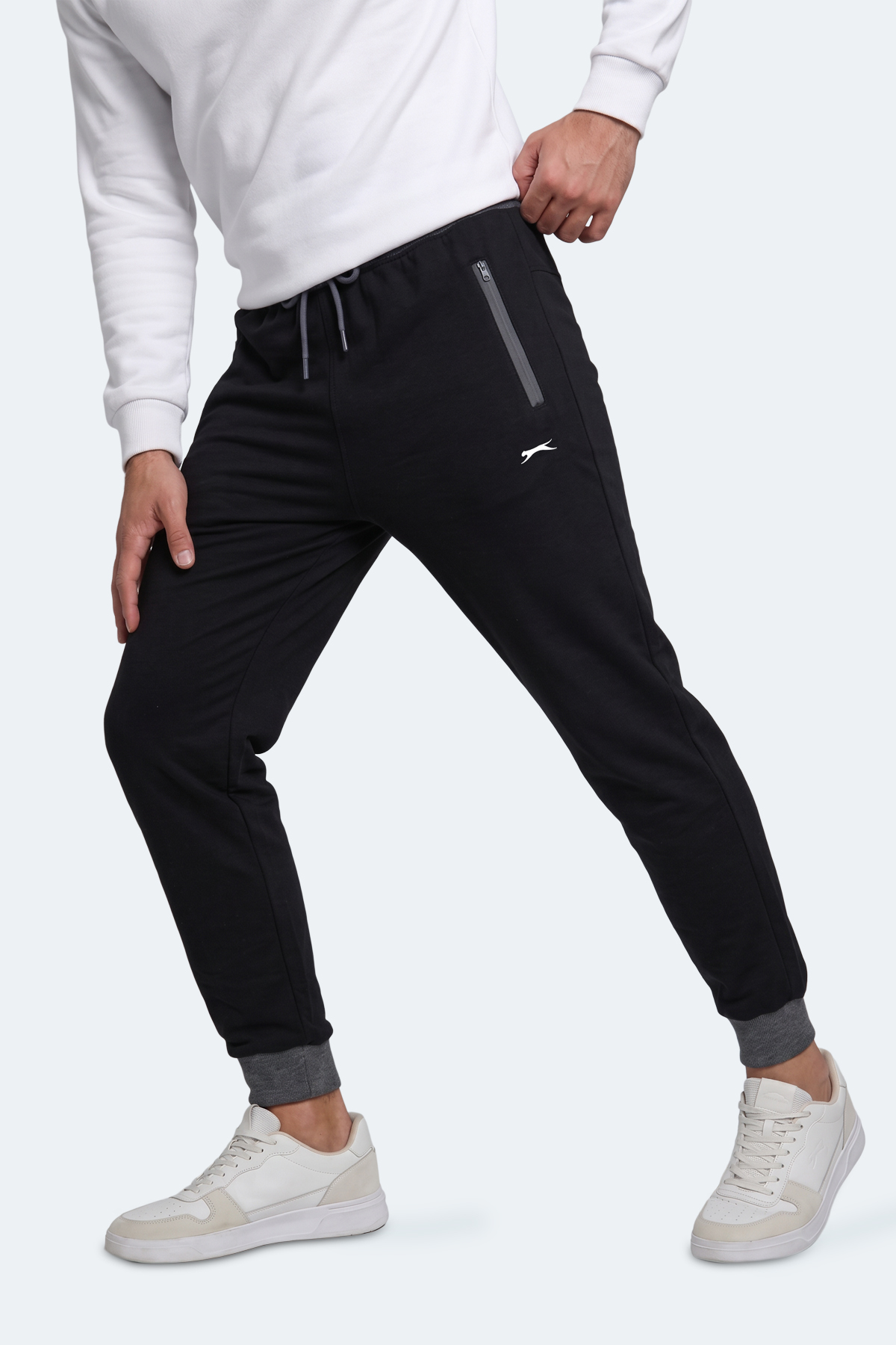 SLAZENGER MAKAR Erkek Siyah Eşofman Altı görsel 7