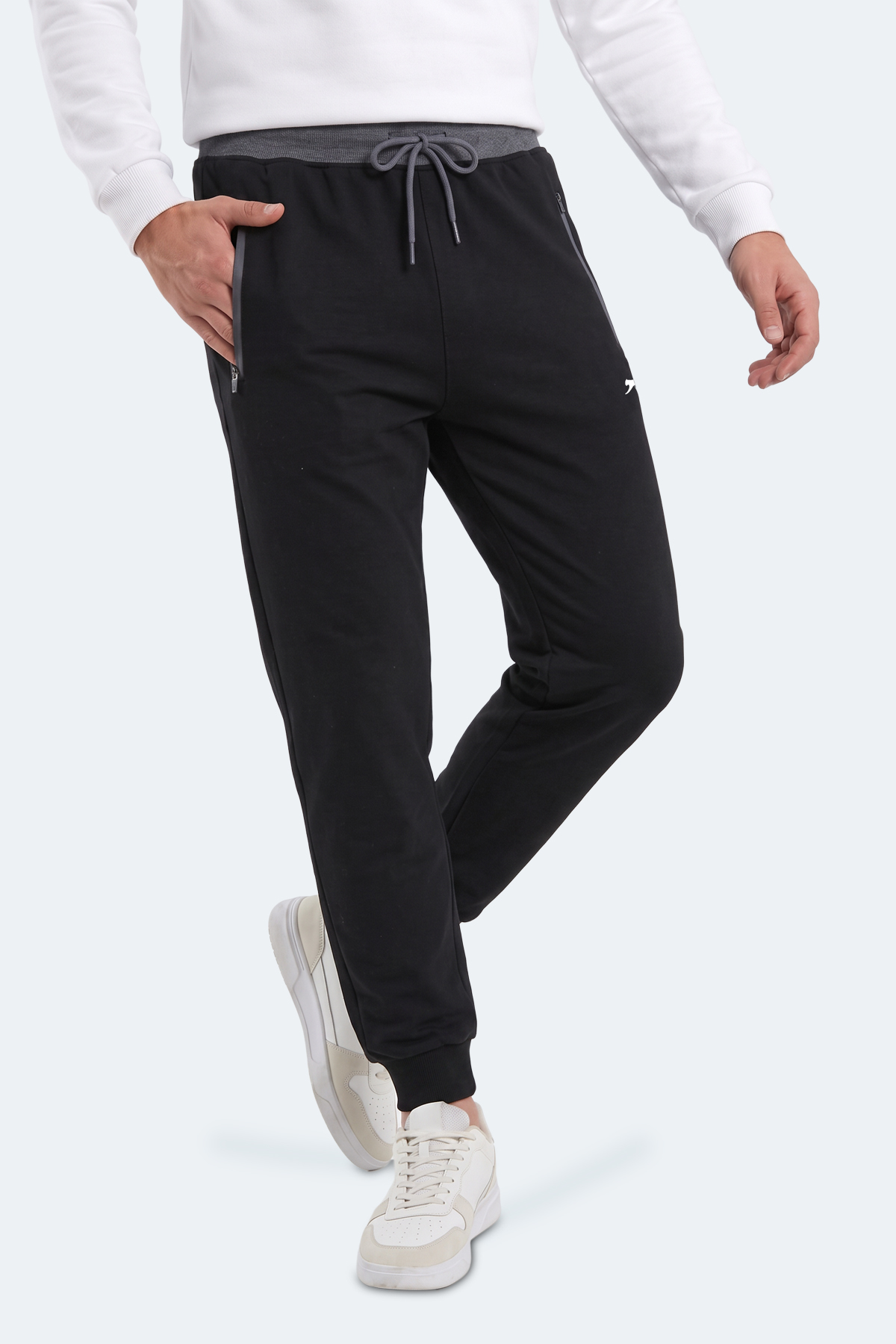 SLAZENGER MAKAR Erkek Siyah Eşofman Altı görsel 8