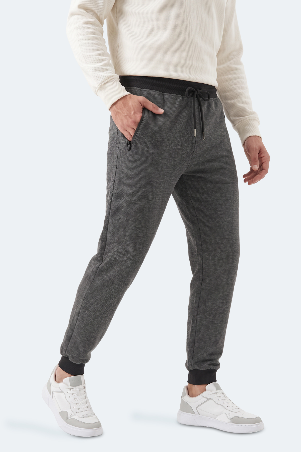 SLAZENGER MAKAR Erkek Antrasit Eşofman Altı görsel 8