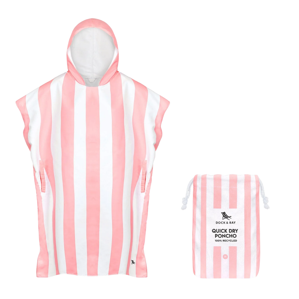 Dock & Bay Dock And Bay UV Korumalı Yetişkin Panço Cabana L Malibu Pink