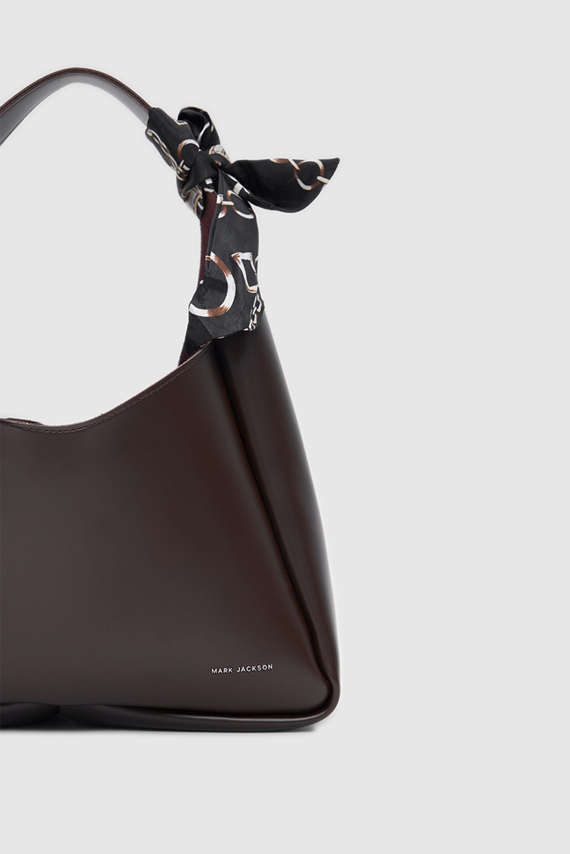 Shulebags Vous Fular Detaylı Omuz Çantası Kahve görsel 3