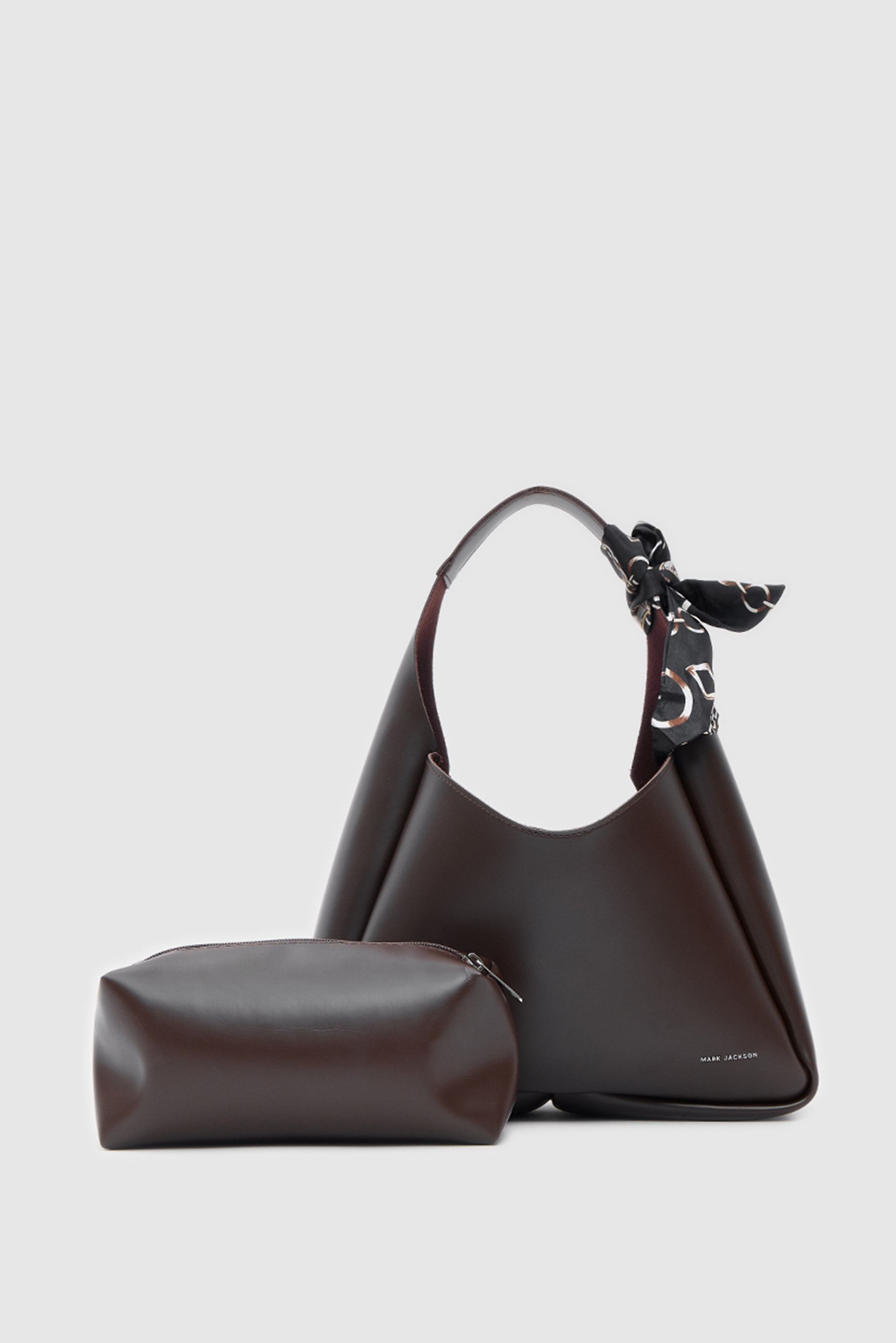 Shulebags Vous Fular Detaylı Omuz Çantası Kahve görsel 4