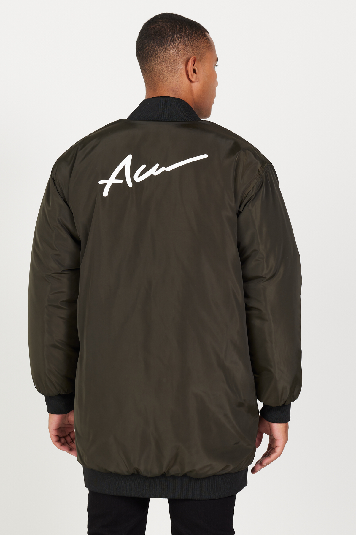 AC&Co / Altınyıldız Classics Erkek Haki Oversize Geniş Kesim Kolej Yaka Mont görsel 5