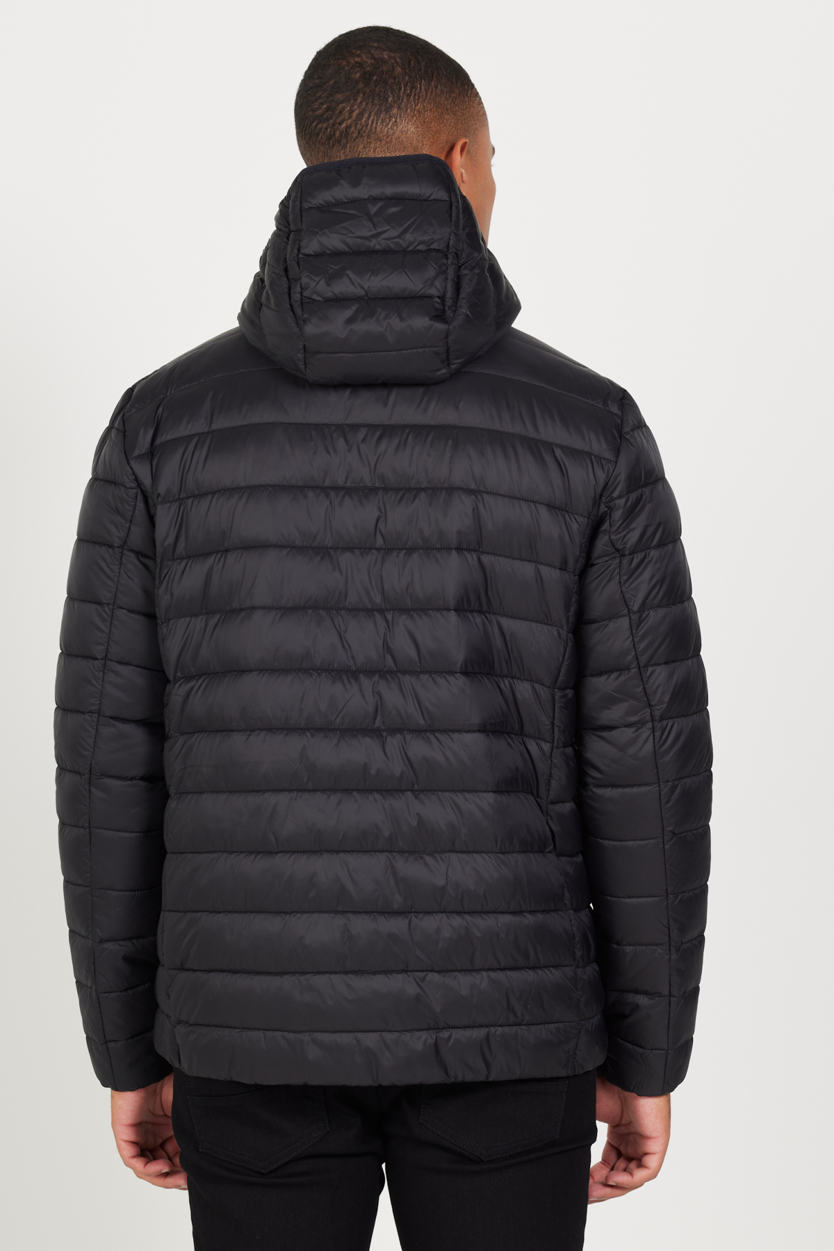 AC&Co / Altınyıldız Classics Erkek Siyah Standart Fit Normal Kesim Kapüşonlu Şişme Mont görsel 5