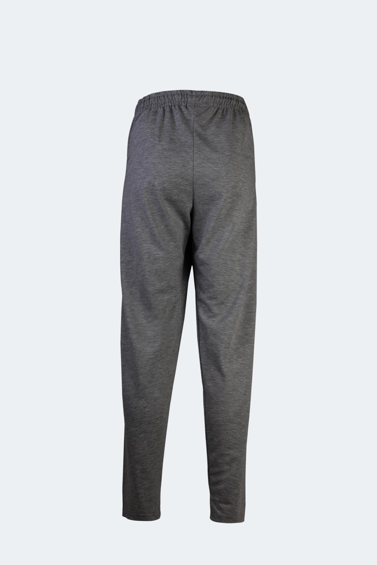 SLAZENGER Erkek Büyük Beden Eşofman Altı Koyu Gri görsel 2