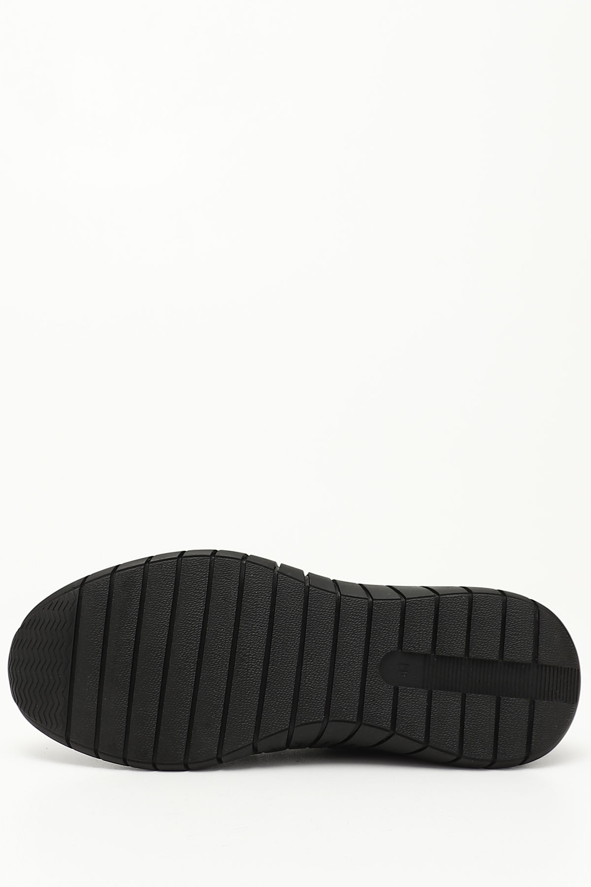 GÖNDERİ(R) ZÜMRÜT-SİYAH Hakiki Deri Yuvarlak Burun Günlük Bağcıklı Erkek Sneaker 42605 görsel 4