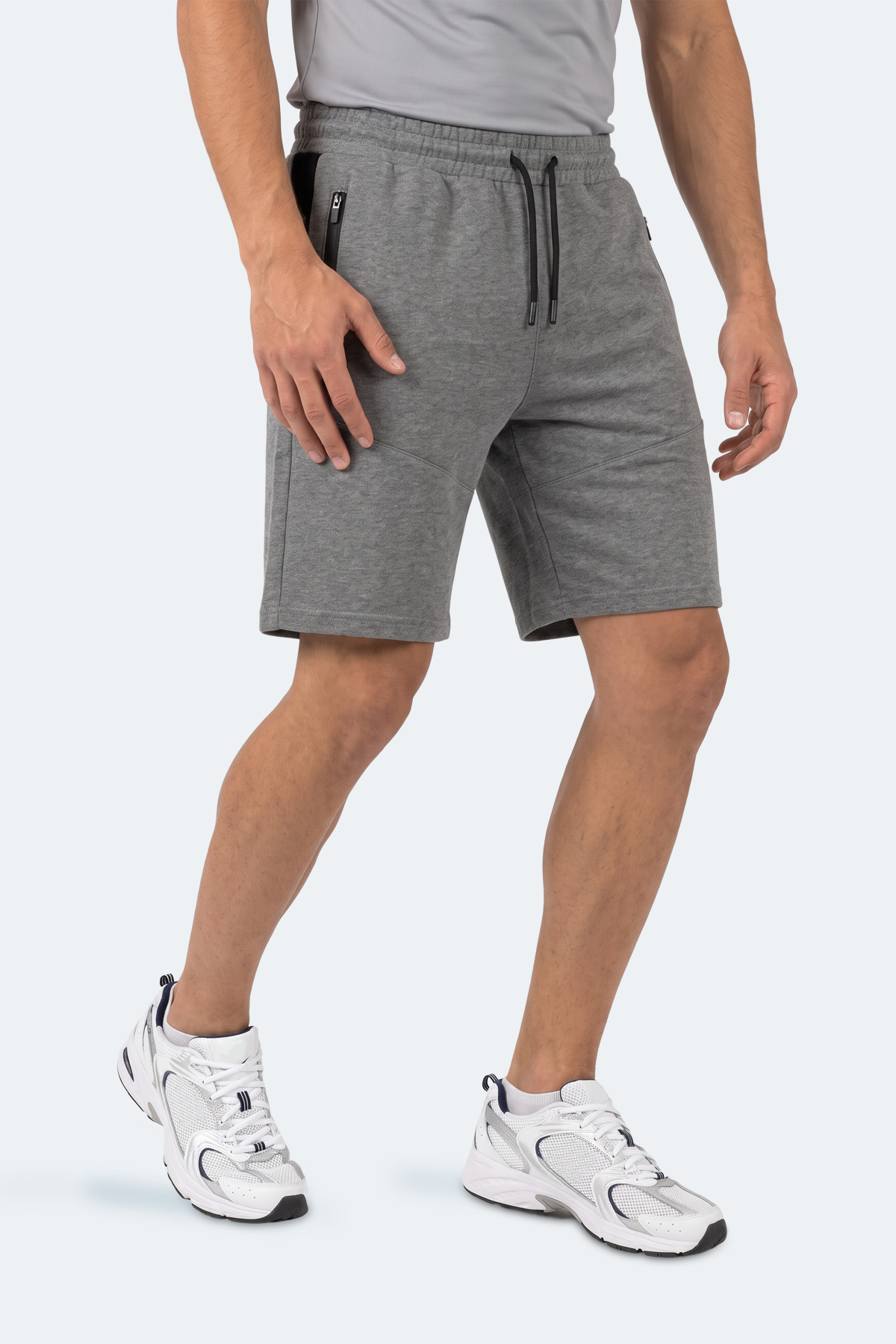SLAZENGER NIKON I Erkek Koyu Gri Şort görsel 3