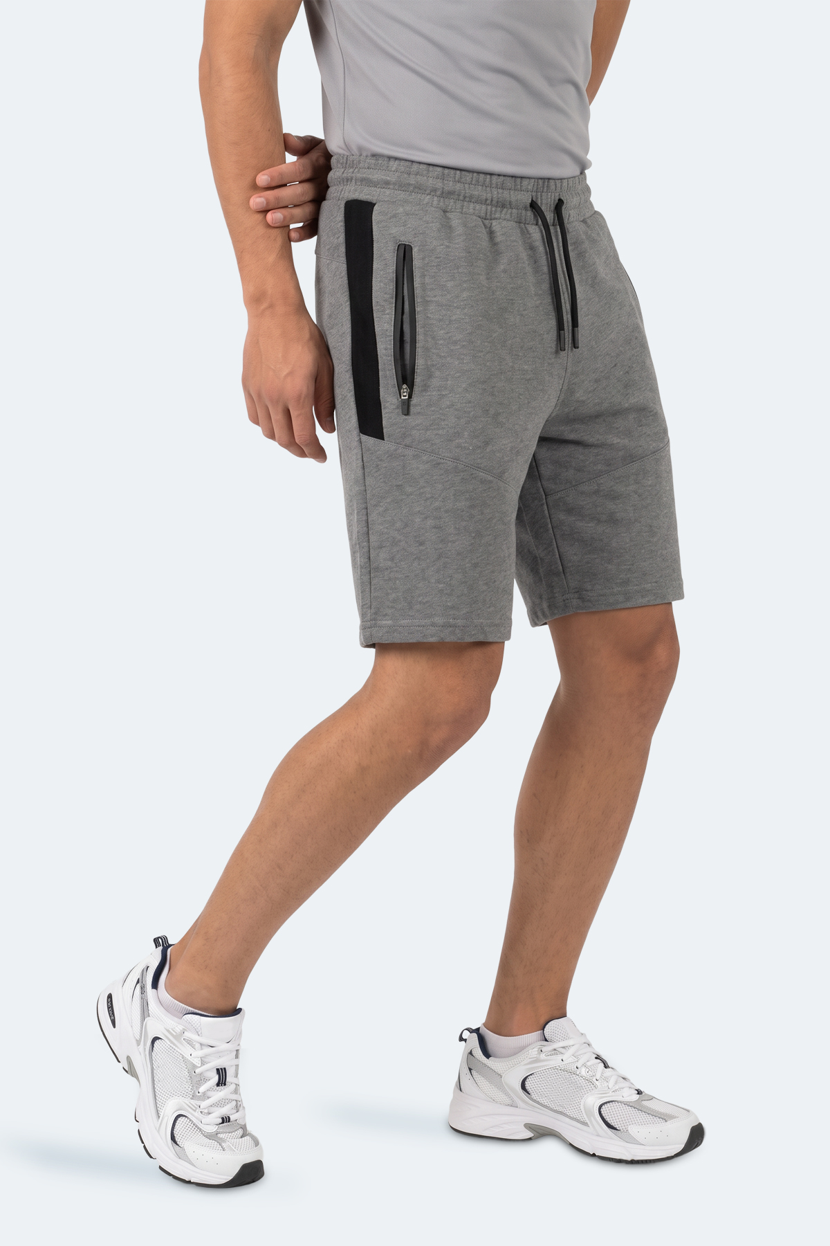 SLAZENGER NIKON I Erkek Koyu Gri Şort görsel 4