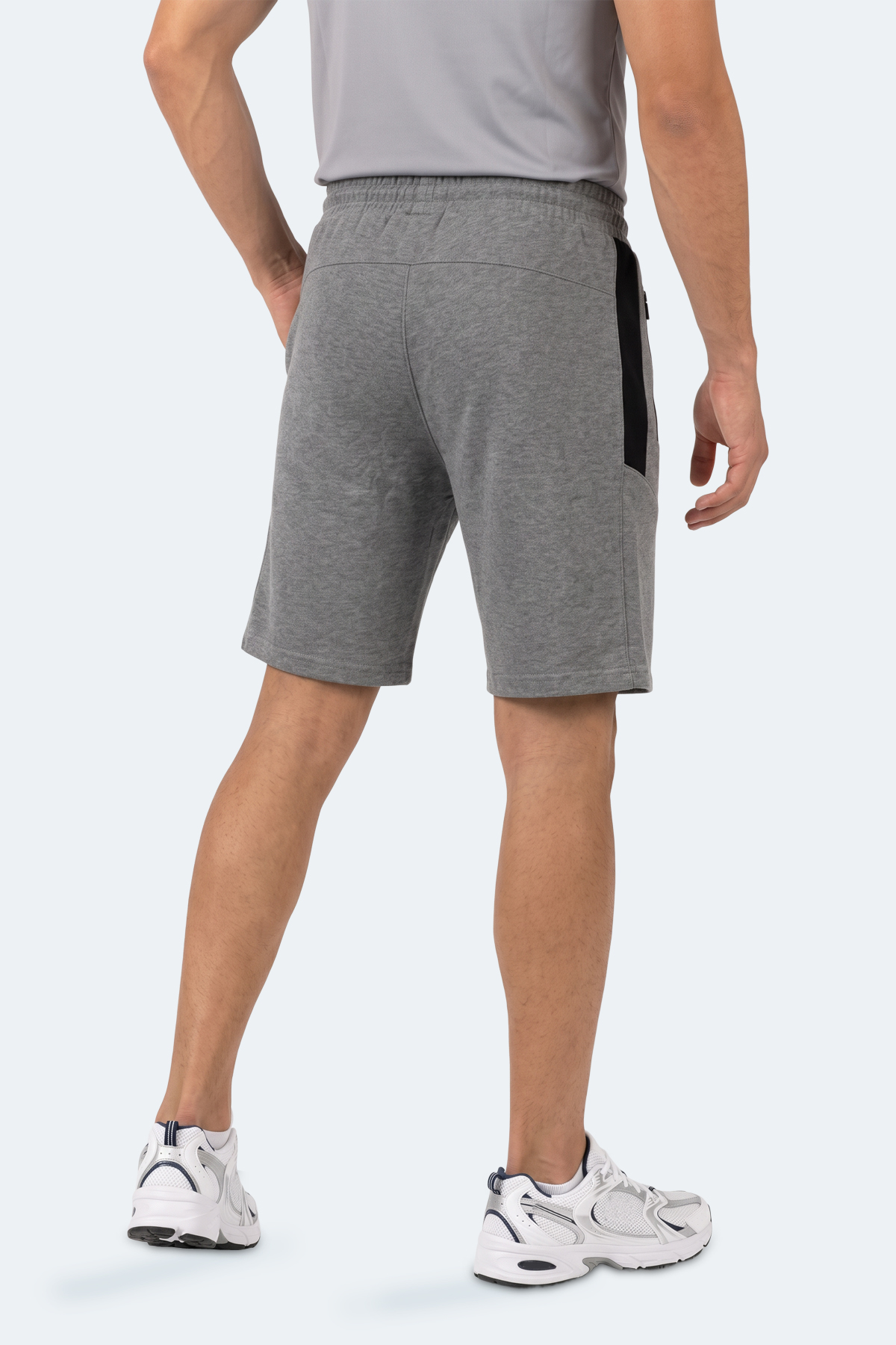 SLAZENGER NIKON I Erkek Koyu Gri Şort görsel 5