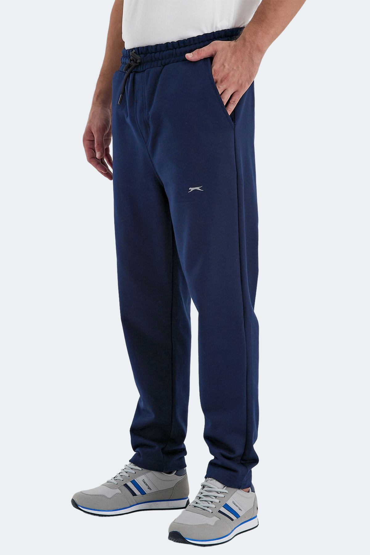 SLAZENGER Erkek %100 Pamuk Eşofman Altı Lacivert