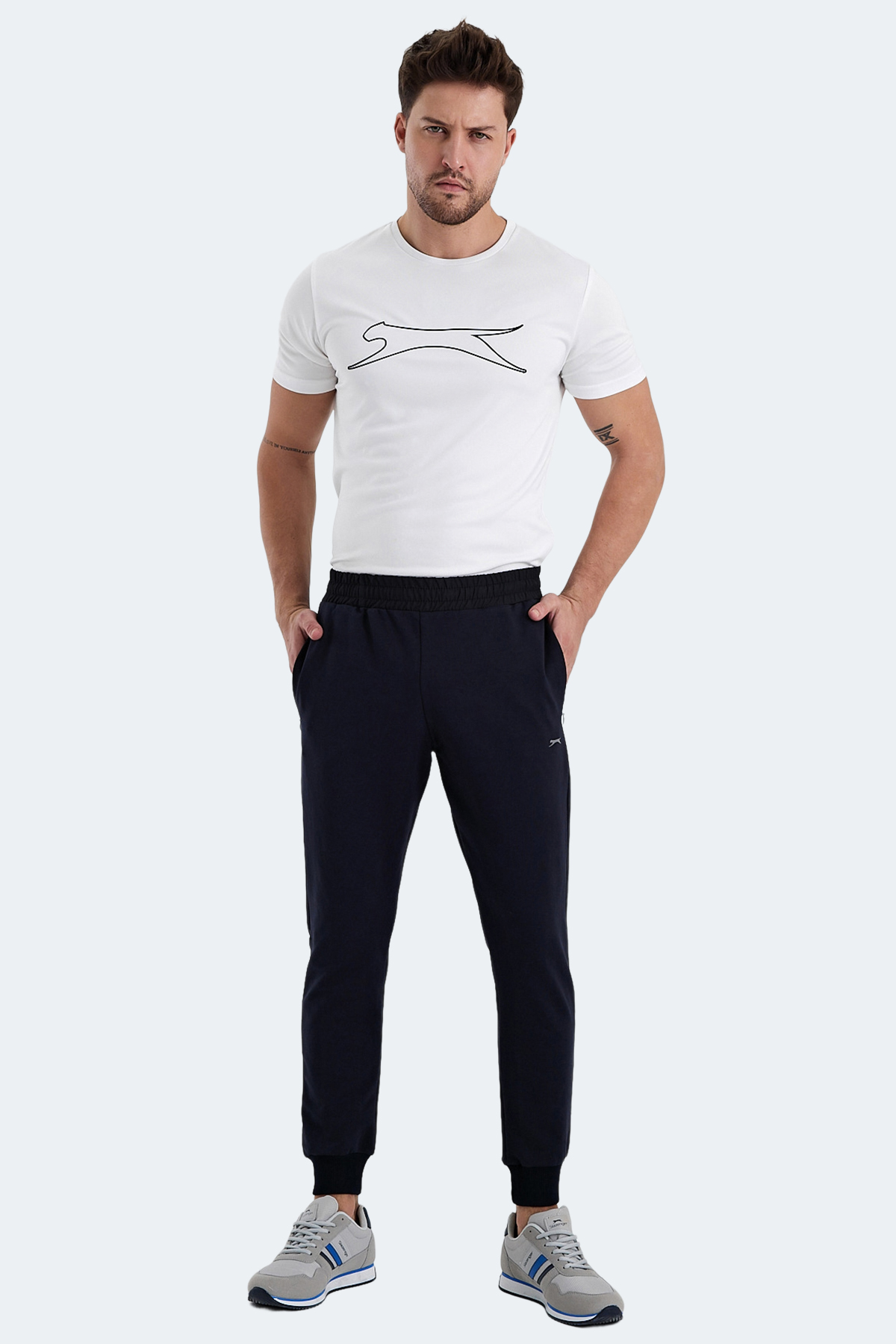 SLAZENGER Erkek Jogger Eşofman Altı Lacivert görsel 4