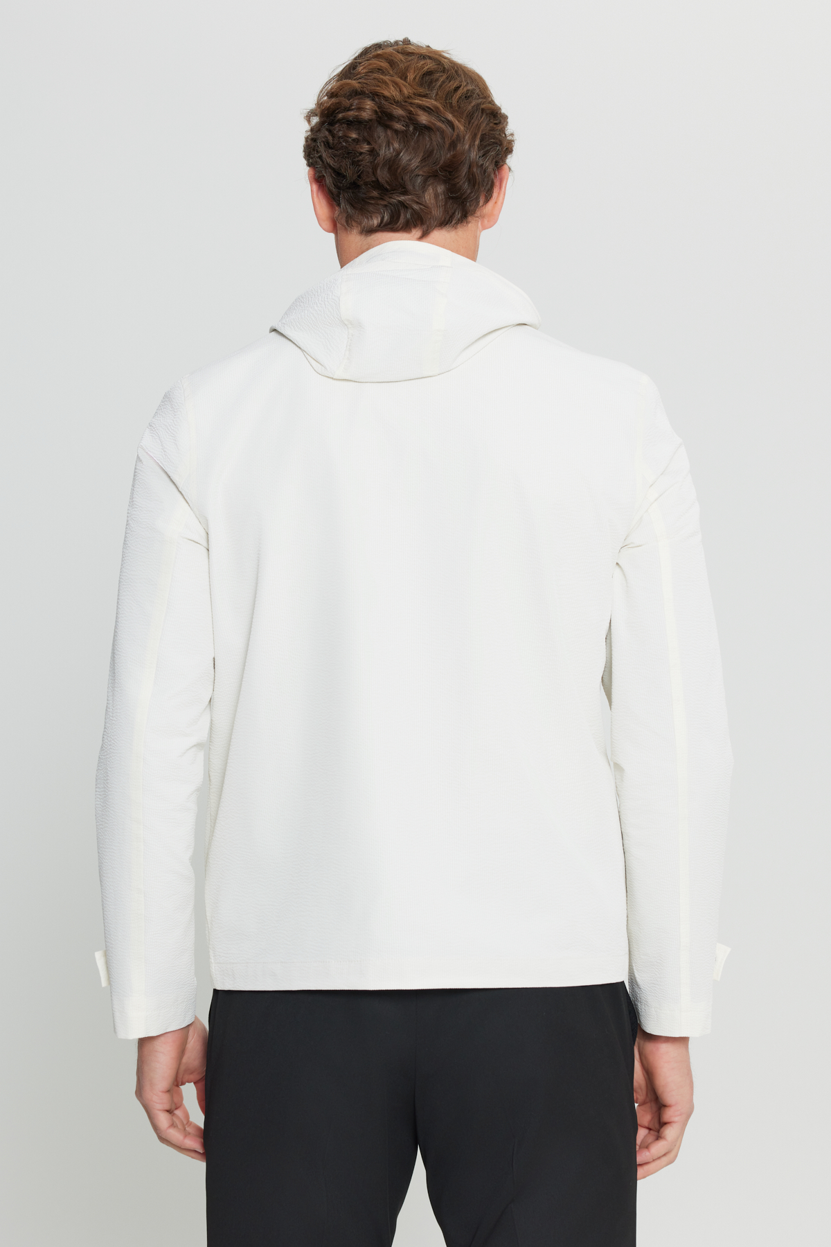 Altınyıldız Classics Erkek Ekru Softshell Rüzgar Geçirmez Standart Fit Normal Kesim Kapüşonlu Cepli Mont görsel 5