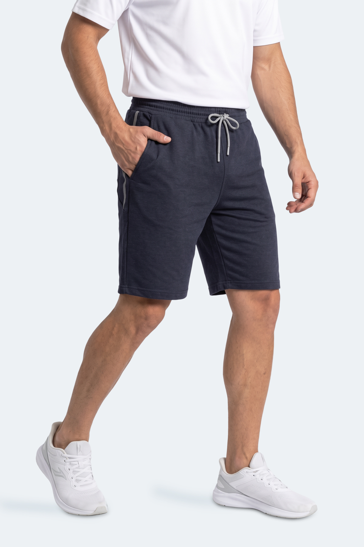 SLAZENGER NOLAN I Erkek Lacivert Şort görsel 5