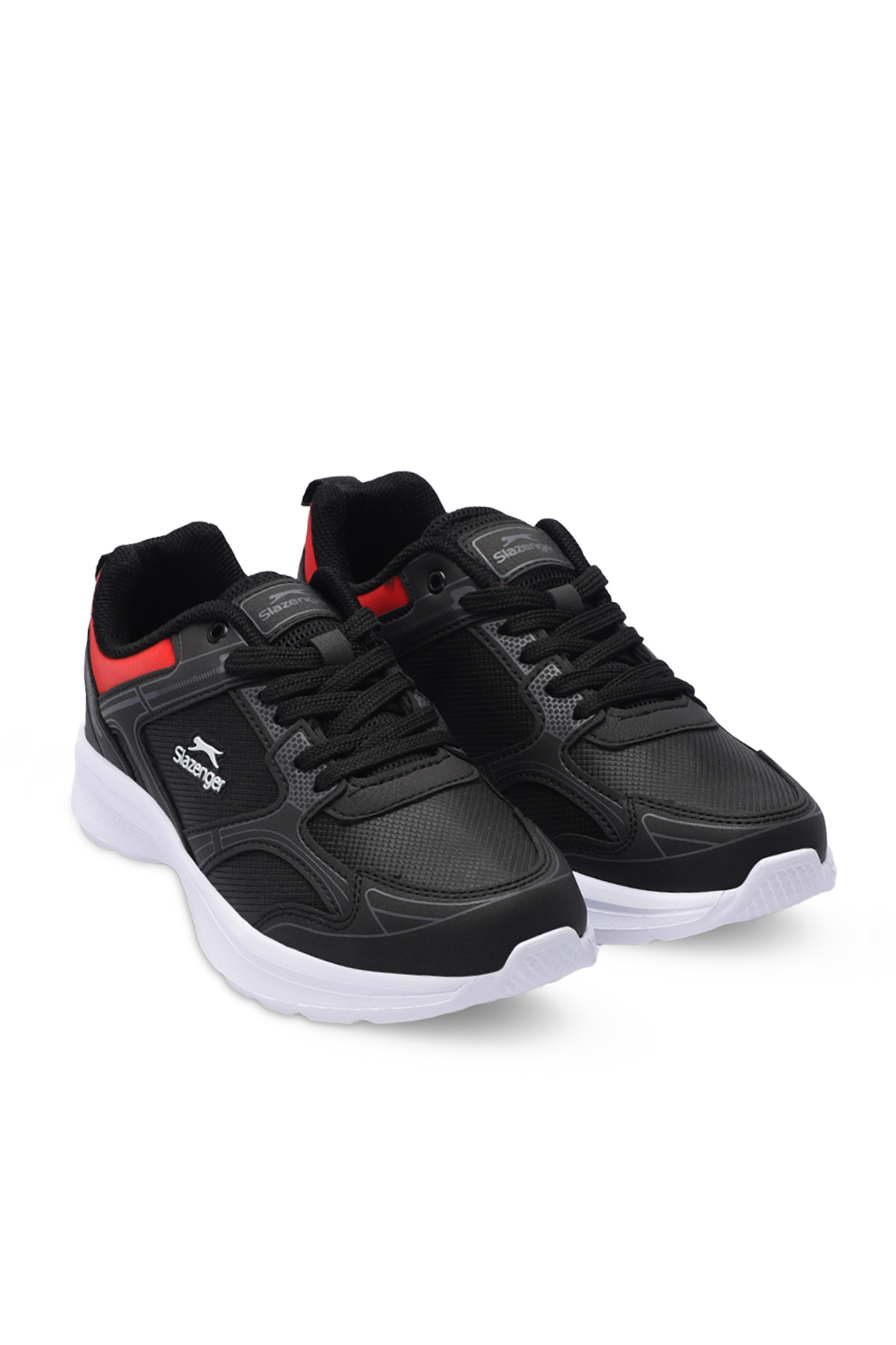 SLAZENGER GIMA Kadın Sneaker Ayakkabı Siyah / Kırmızı görsel 2