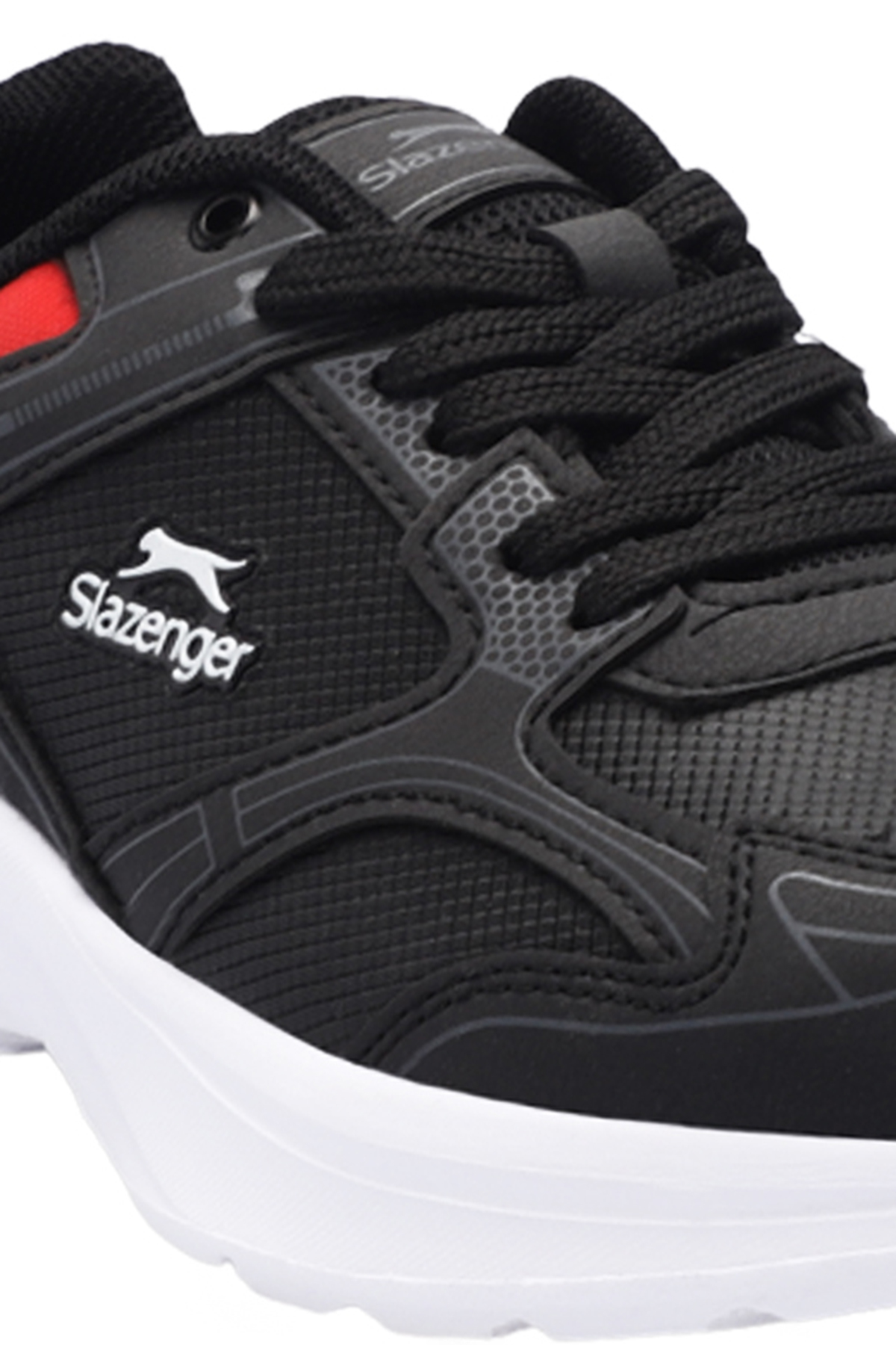 SLAZENGER GIMA Kadın Sneaker Ayakkabı Siyah / Kırmızı görsel 4