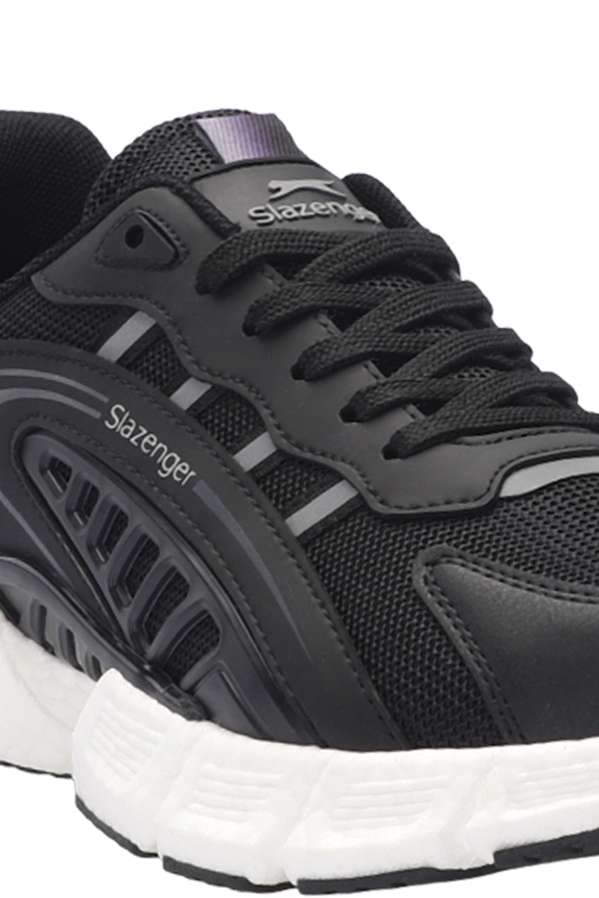 SLAZENGER ZIPLINE Erkek Sneaker Ayakkabı Siyah / Koyu Gri görsel 4