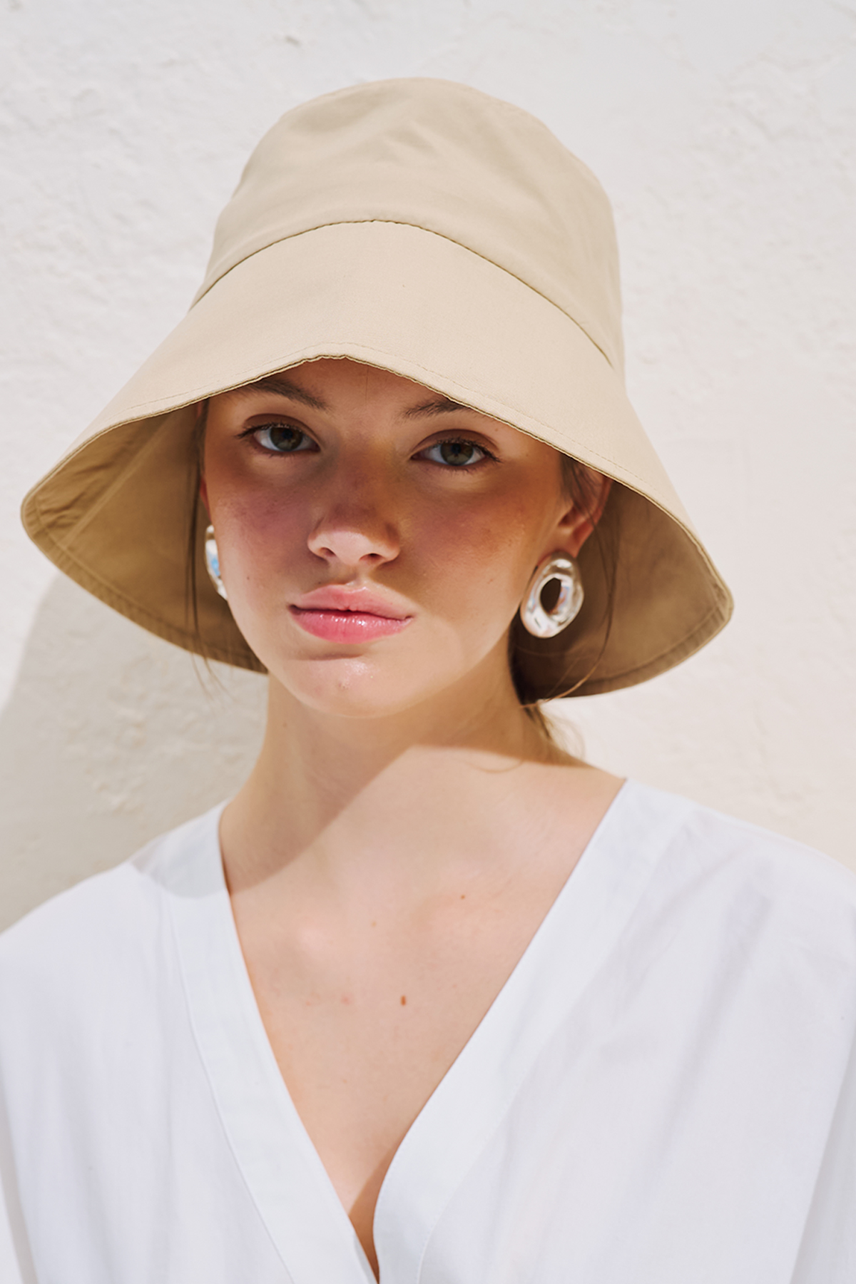 Manuka Bucket Bağcıklı Şapka Camel görsel 2