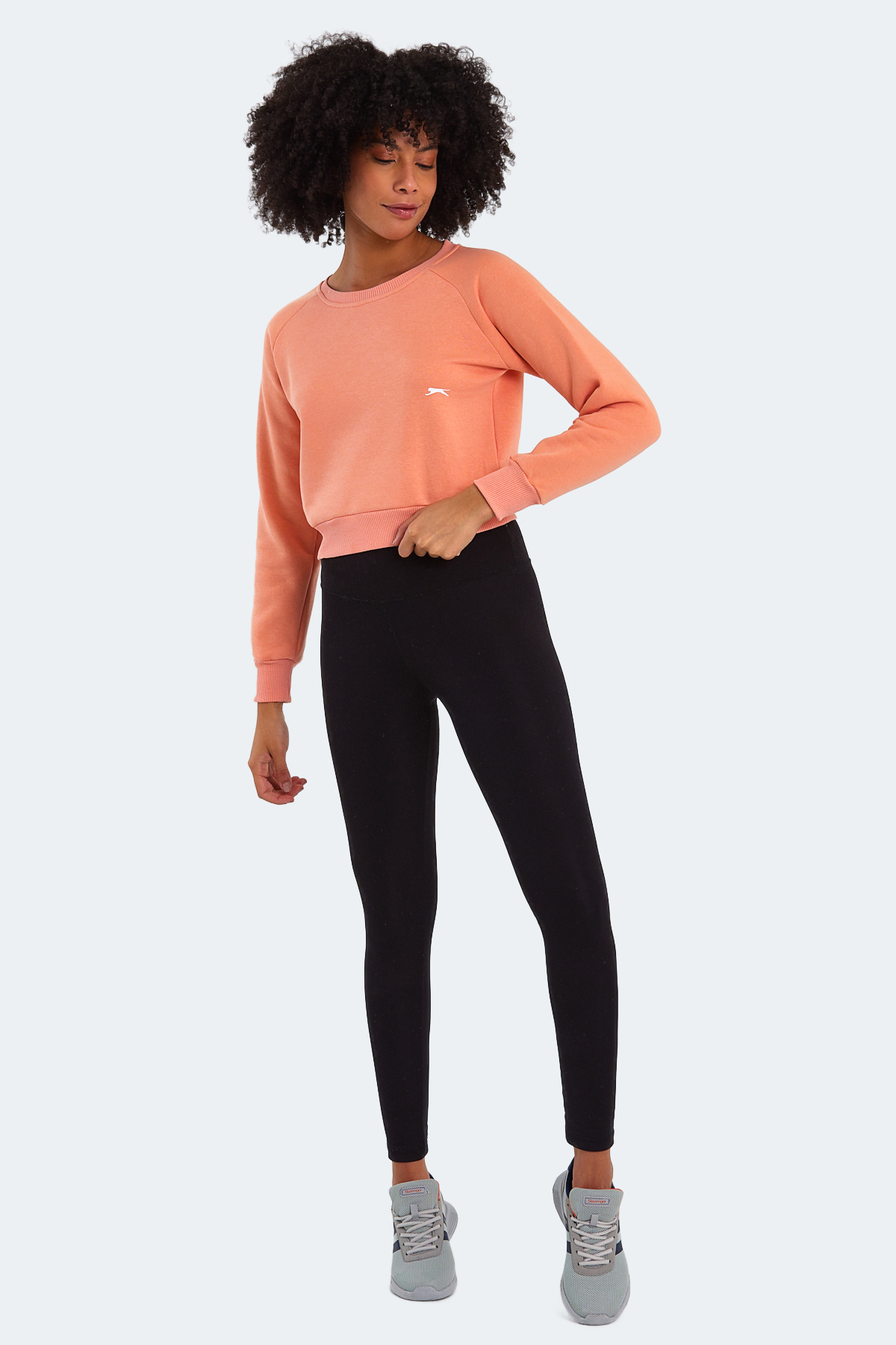 SLAZENGER KAITO Kadın Sweatshirt Pudra görsel 3