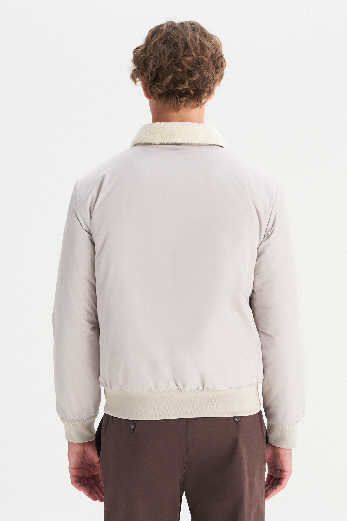 Wrangler Regular Fit Normal Kesim Gömlek Yaka Cepli Bomber Ceket Mont görsel 5