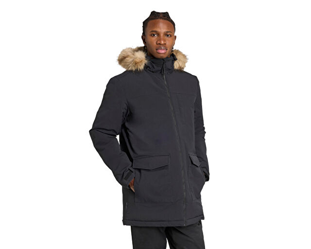 Adidas Paveric Fur Par Erkek Günlük Mont JM3919 Siyah görsel 3