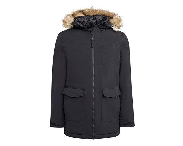 Adidas Paveric Fur Par Erkek Günlük Mont JM3919 Siyah görsel 6