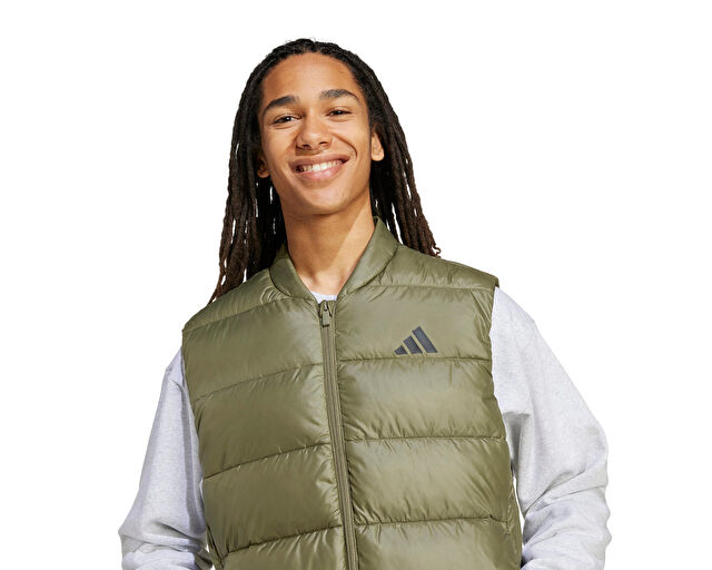 Adidas Ess Sd Puf V Erkek Outdoor Yelek JV7726 Haki görsel 4