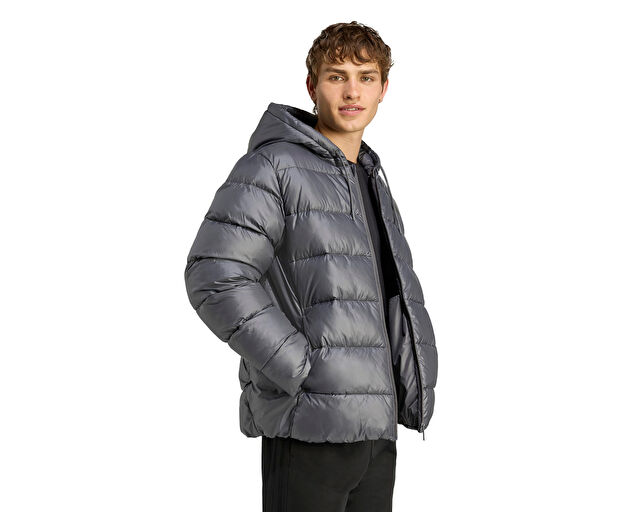 Adidas Ess Sd Puf Hd J Erkek Günlük Mont JM8399 Gri görsel 3