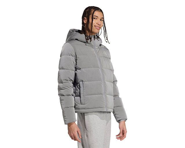 Adidas Holiday D Jkt Erkek Günlük Mont JL5076 Gri görsel 3