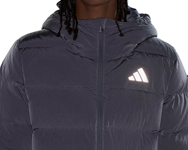 Adidas Holiday D Jkt Erkek Günlük Mont JL5076 Gri görsel 6