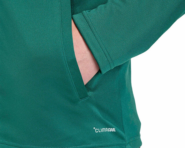 Adidas Ent26 Tk Jkt Erkek Futbol Kamp Fermuarlı Sweatshirt KE9835 Yeşil görsel 5