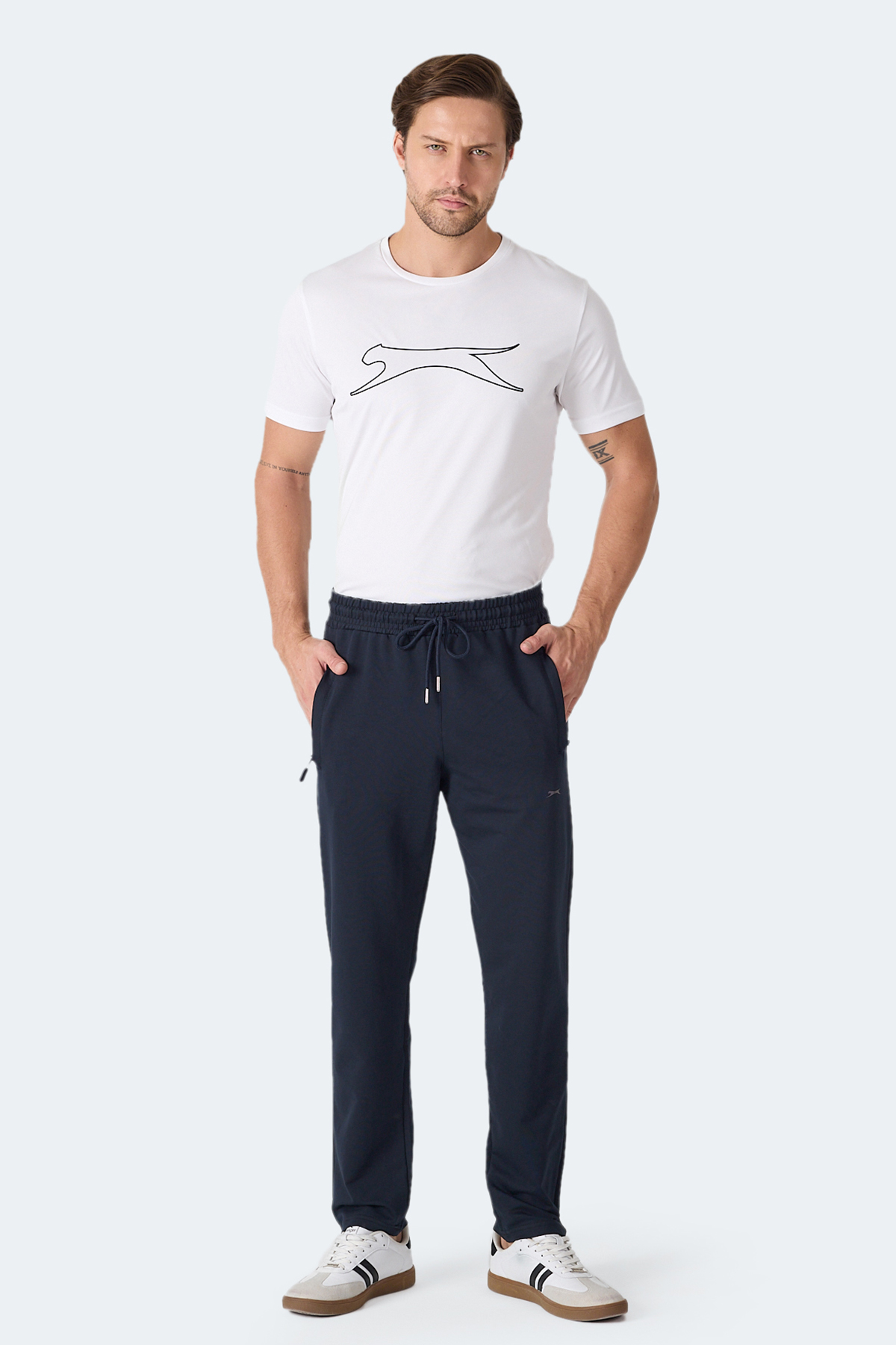 SLAZENGER IMPRINT I Erkek Lacivert Eşofman Altı görsel 2