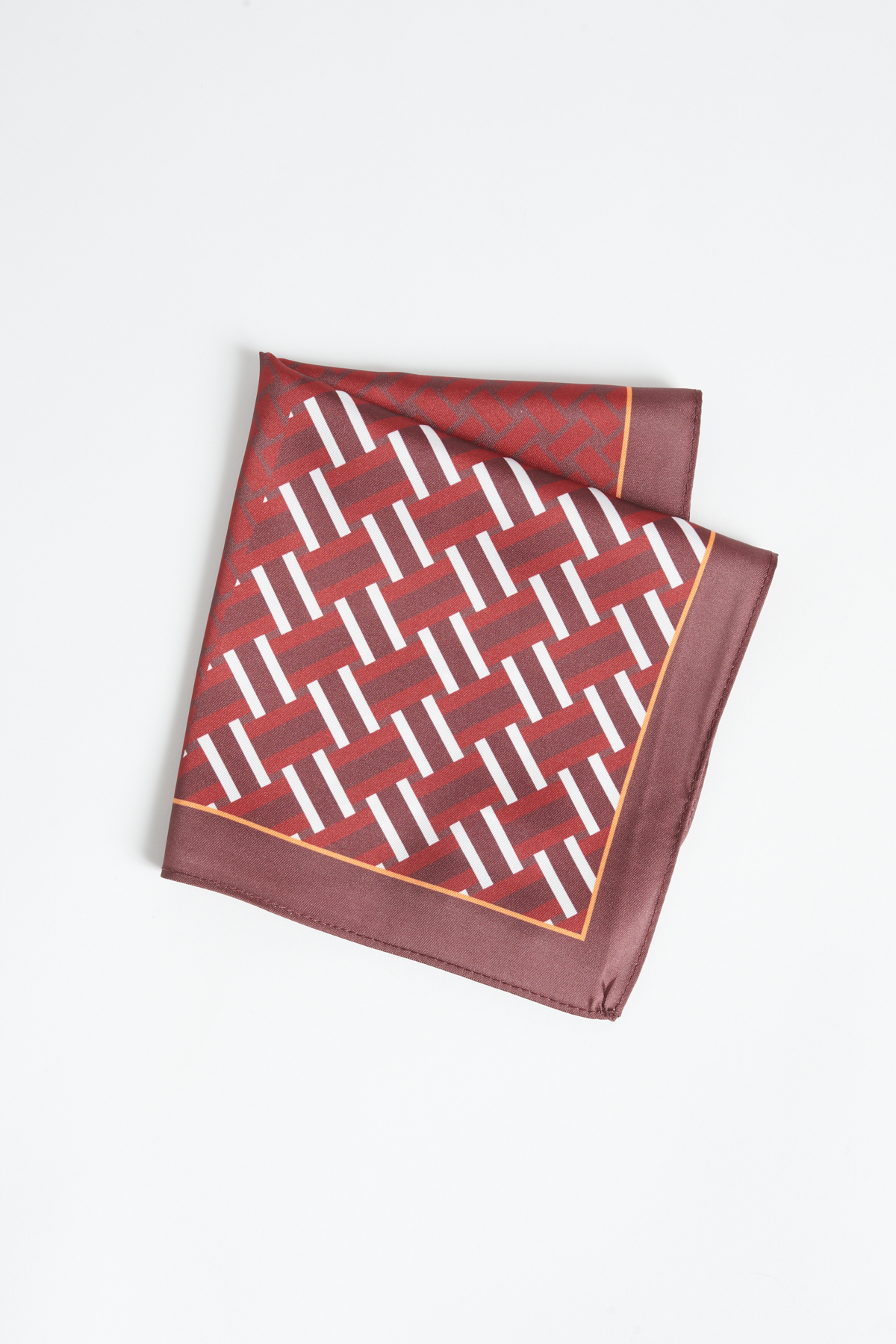 Altınyıldız Classics Erkek Bordo-Kırmızı Desenli Mendil