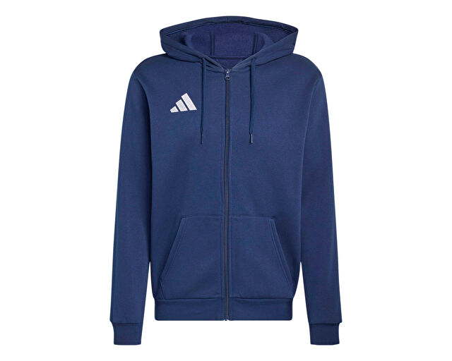 Adidas Ent26 Fz Hood Erkek Futbol Kamp Fermuarlı Sweatshirt KF5946 Lacivert görsel 3