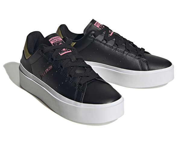 Adidas Stan Smith Bonega Kadın Günlük Ayakkabı ID6980 Siyah görsel 3