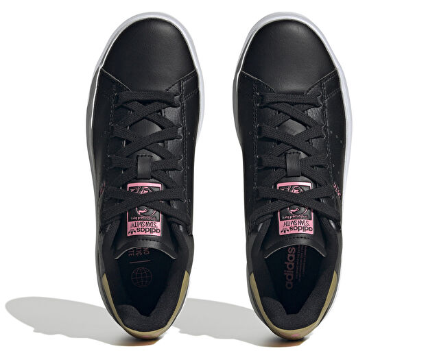 Adidas Stan Smith Bonega Kadın Günlük Ayakkabı ID6980 Siyah görsel 4