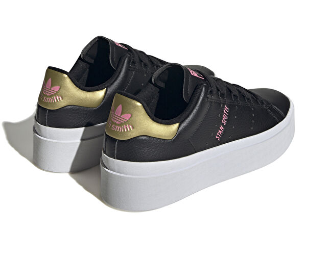 Adidas Stan Smith Bonega Kadın Günlük Ayakkabı ID6980 Siyah görsel 5