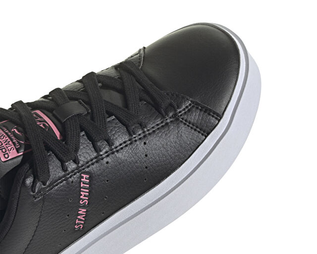 Adidas Stan Smith Bonega Kadın Günlük Ayakkabı ID6980 Siyah görsel 7