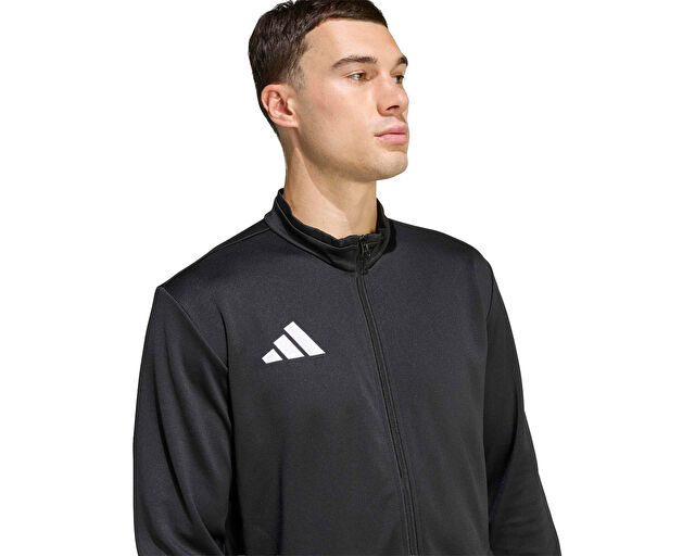 Adidas Ent26 Tk Jkt Erkek Futbol Kamp Fermuarlı Sweatshirt JZ6587 Siyah görsel 3