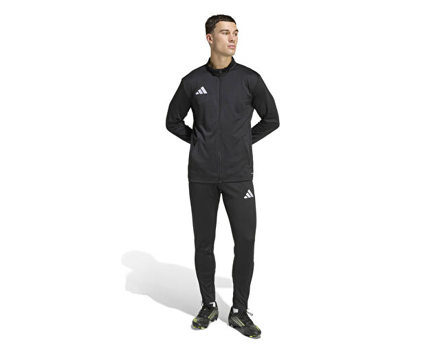 Adidas Ent26 Tk Jkt Erkek Futbol Kamp Fermuarlı Sweatshirt JZ6587 Siyah görsel 6