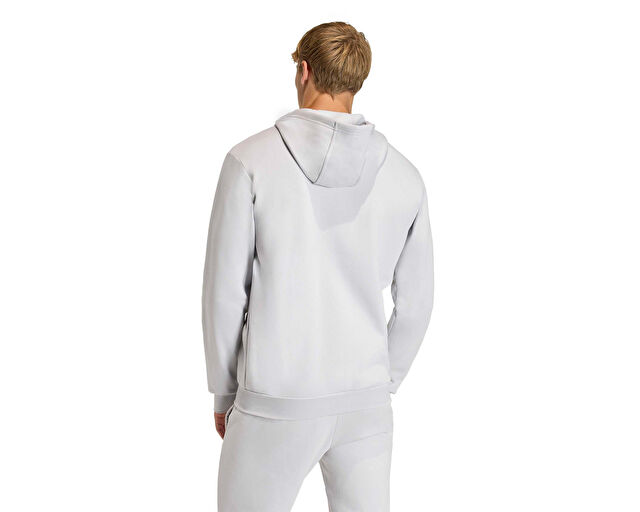 Adidas Ent26 Fz Hood Erkek Futbol Kamp Fermuarlı Sweatshirt KF5947 Gri görsel 2
