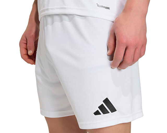 Adidas Ent26 Sho Erkek Futbol Şortu JZ2516 Beyaz görsel 3