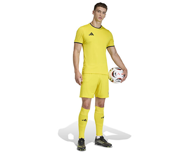 Adidas Ent26 Sho Erkek Futbol Şortu JZ2518 Sarı görsel 3